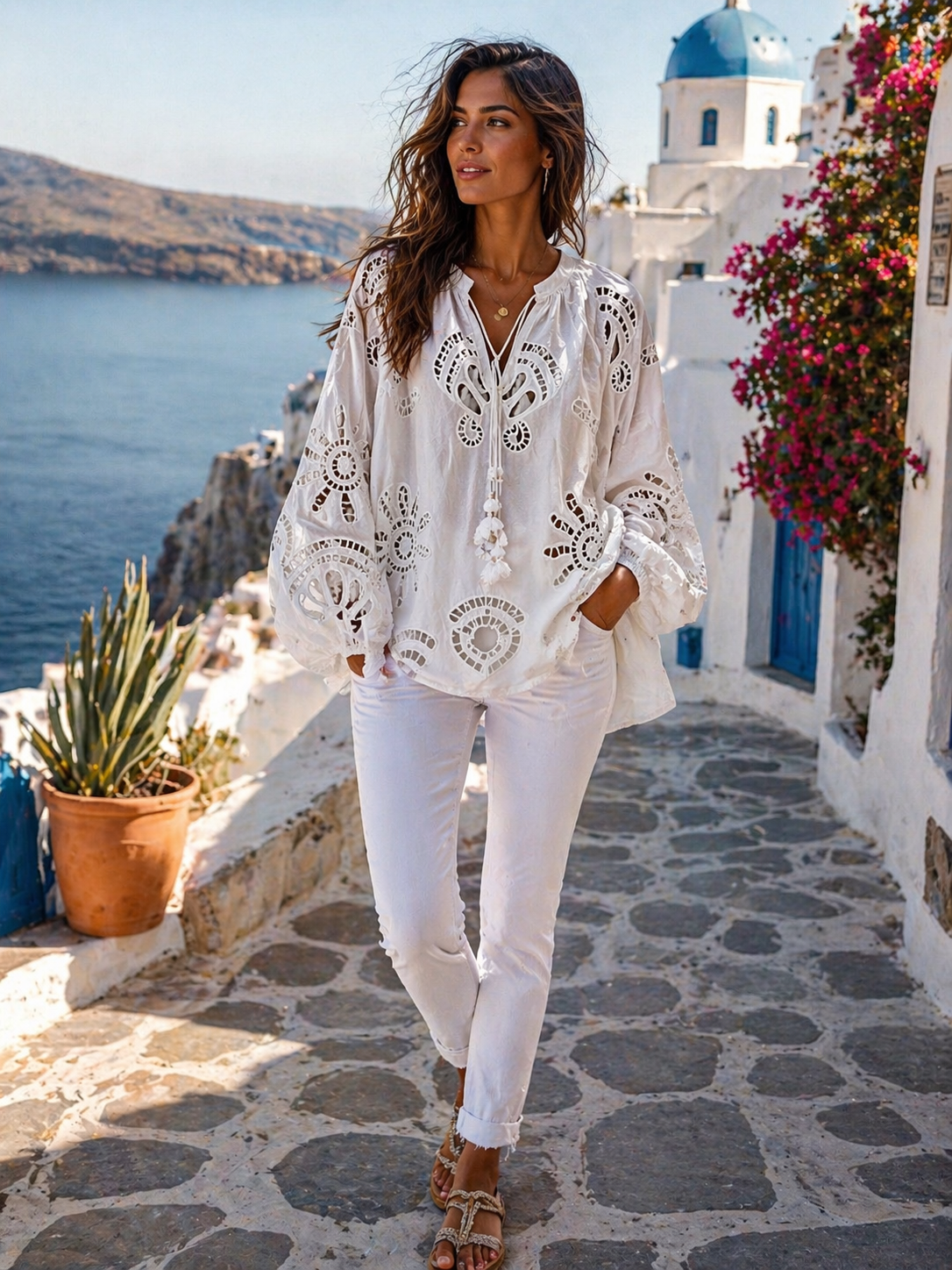 CAMICIA MARINA BIANCA