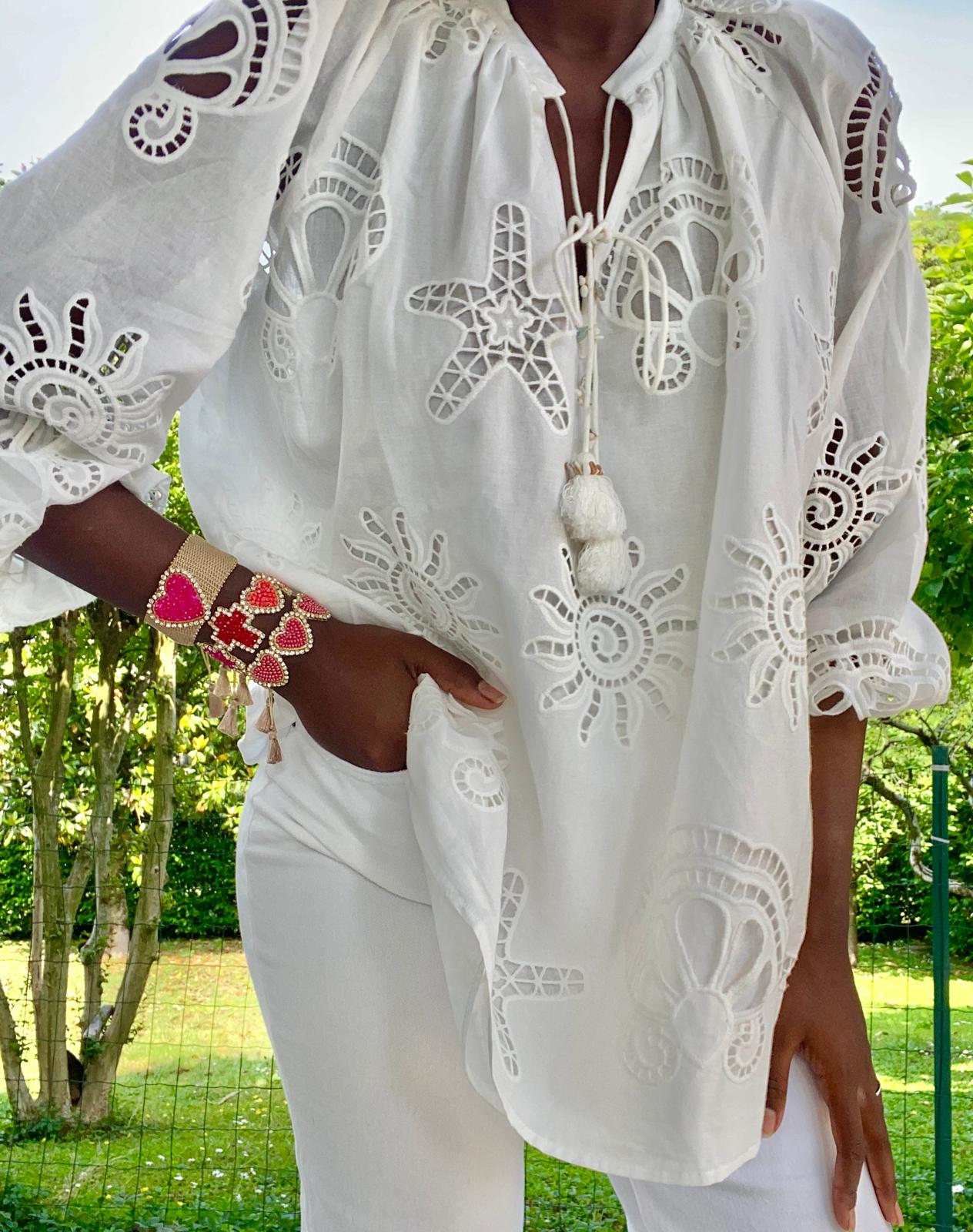 CAMICIA MARINA BIANCA