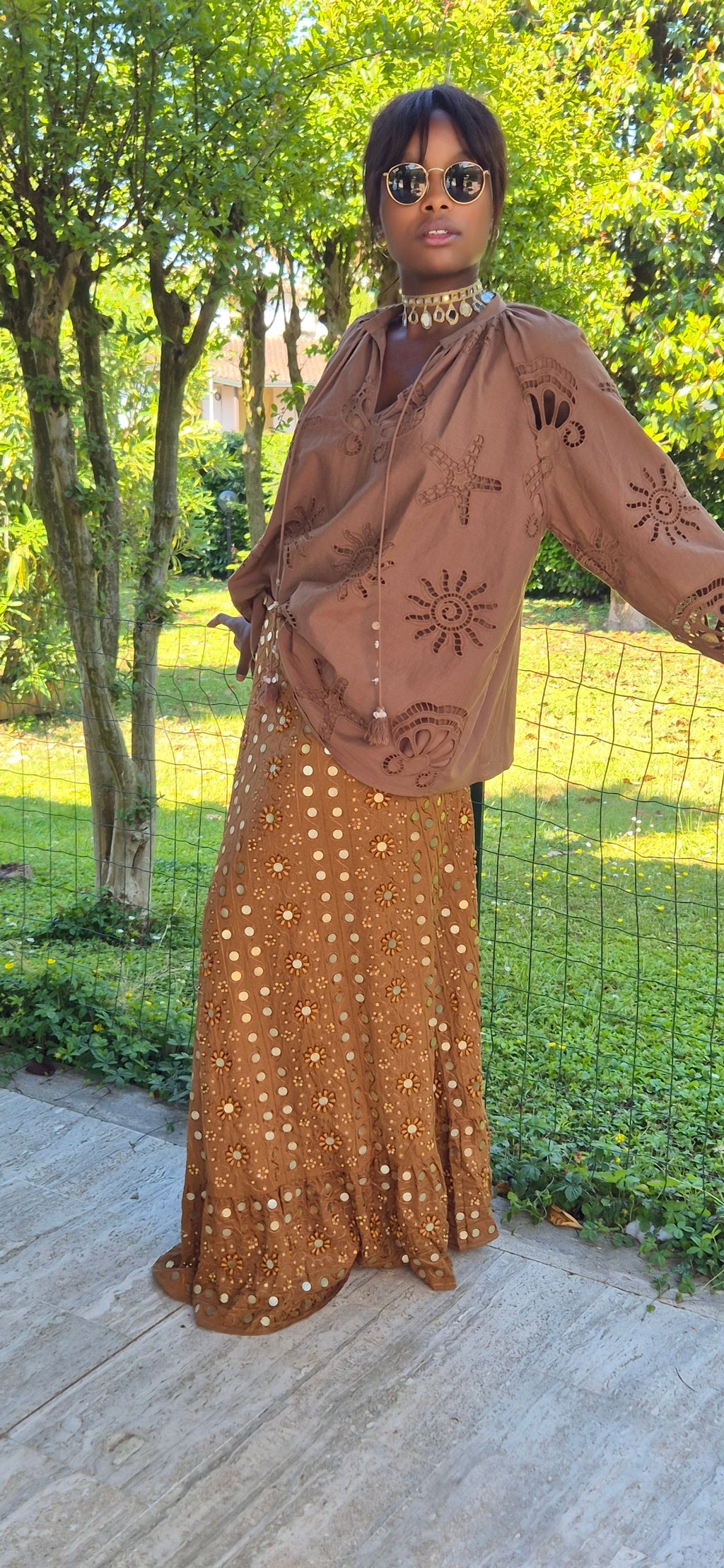 CAMICIA MARINA CACAO